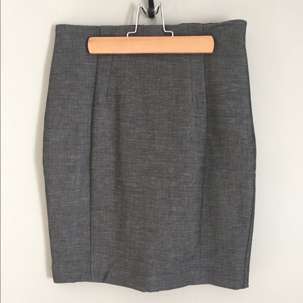 Express Gray Pencil Skirt